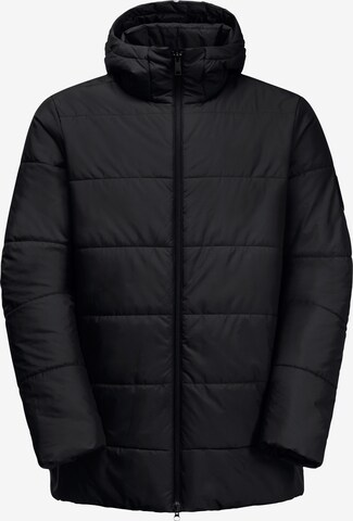 JACK WOLFSKIN Outdoor jacket 'DEUTZER' in Black: front