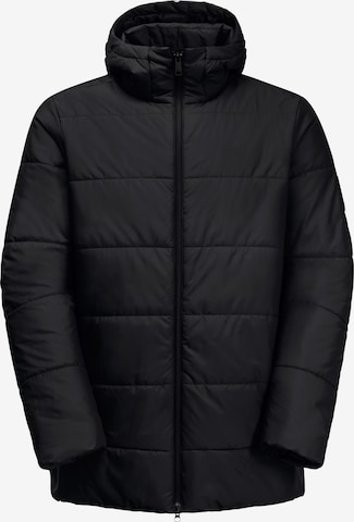 JACK WOLFSKIN Outdoorjas 'DEUTZER' in Zwart: voorkant