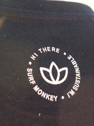 Surf Monkey Shirt in Schwarz