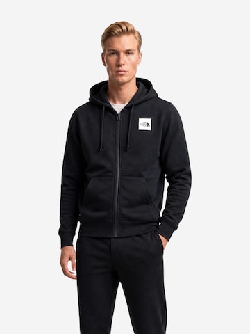 Giacca di felpa di THE NORTH FACE in nero: frontale