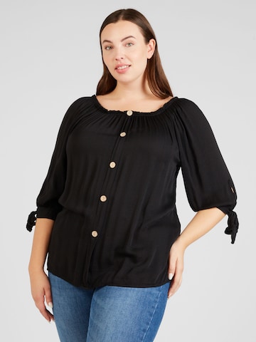 Z-One Blouse in Black: front