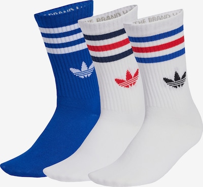Kojinės iš ADIDAS ORIGINALS, spalva – mėlyna / raudona / juoda / balta, Prekių apžvalga