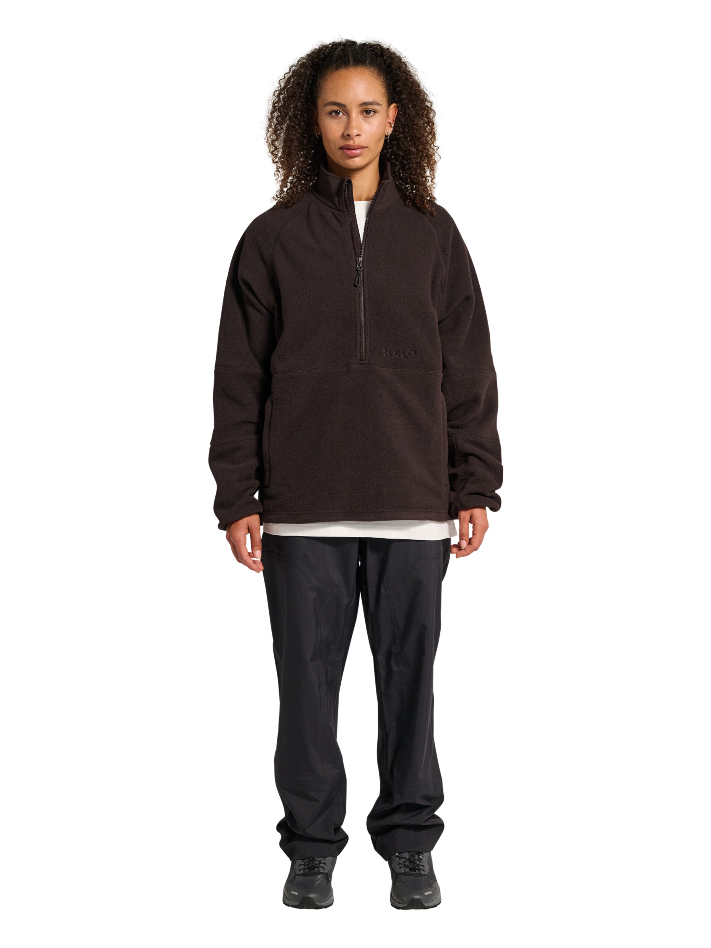 HALO Pullover in Braun: Vorderseite