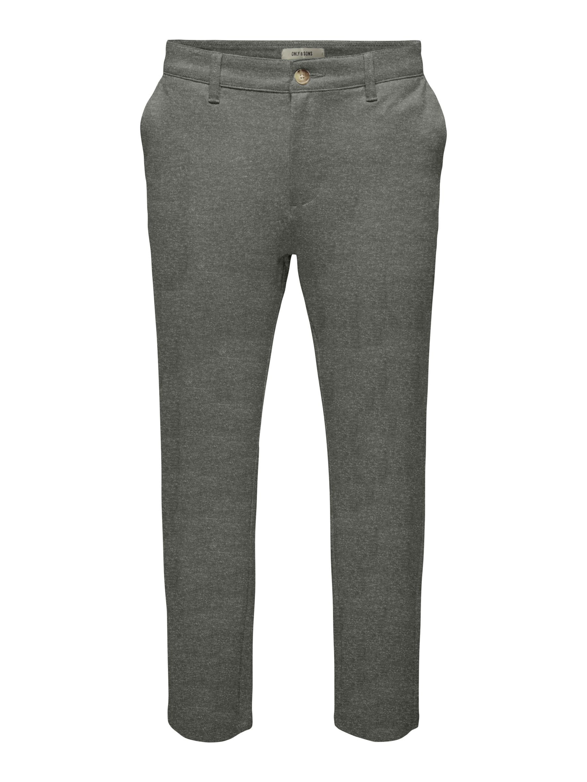Only & Sons Baggy Broek 'ONSMark' in Groen: voorkant