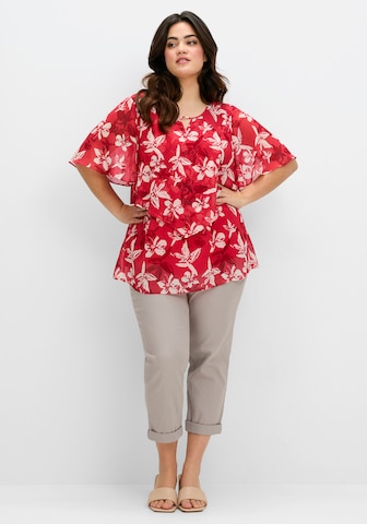 SHEEGO Blouse in Rood