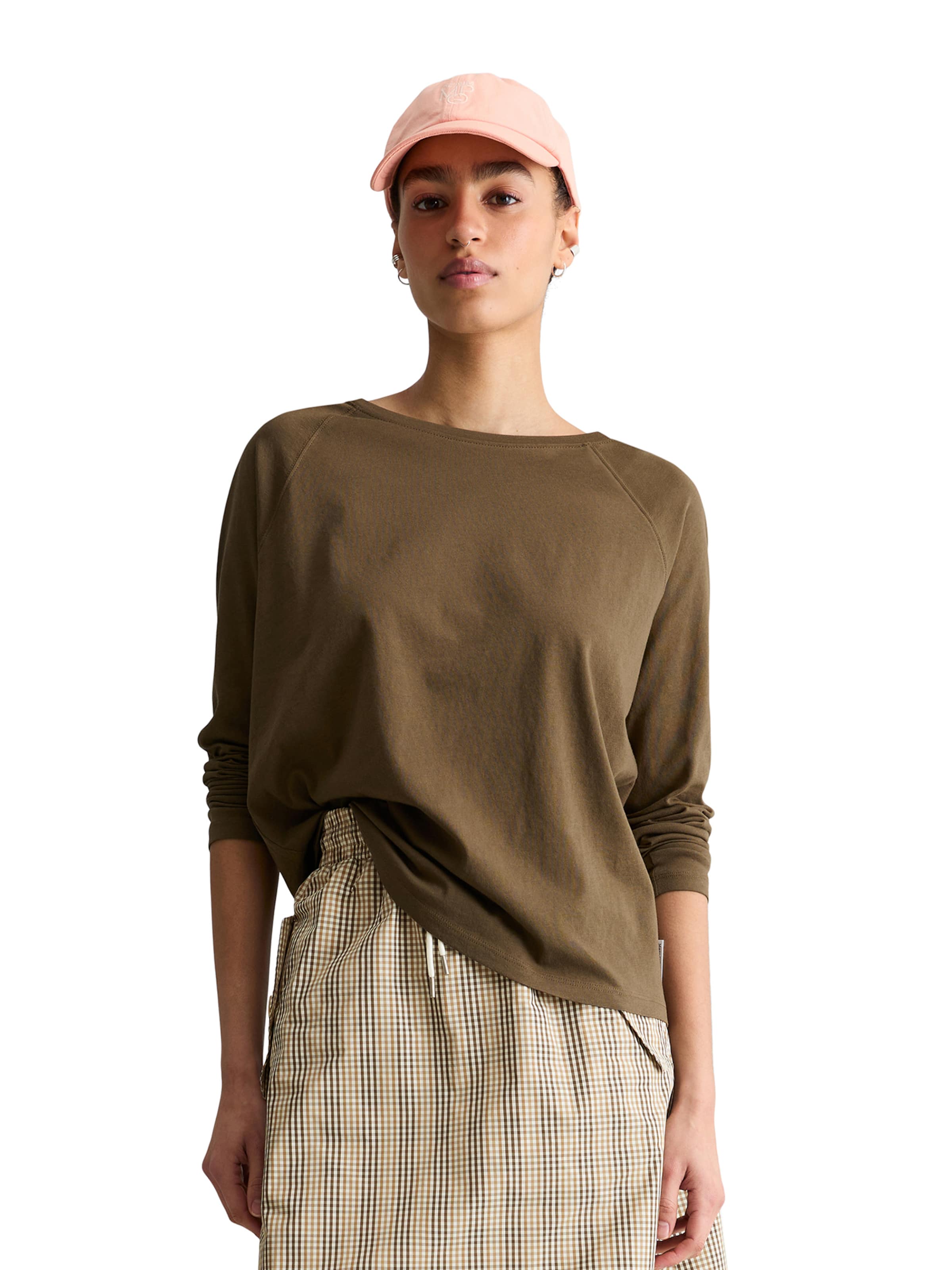 Marc O'Polo DENIM Tričko - Hnedá: predná strana