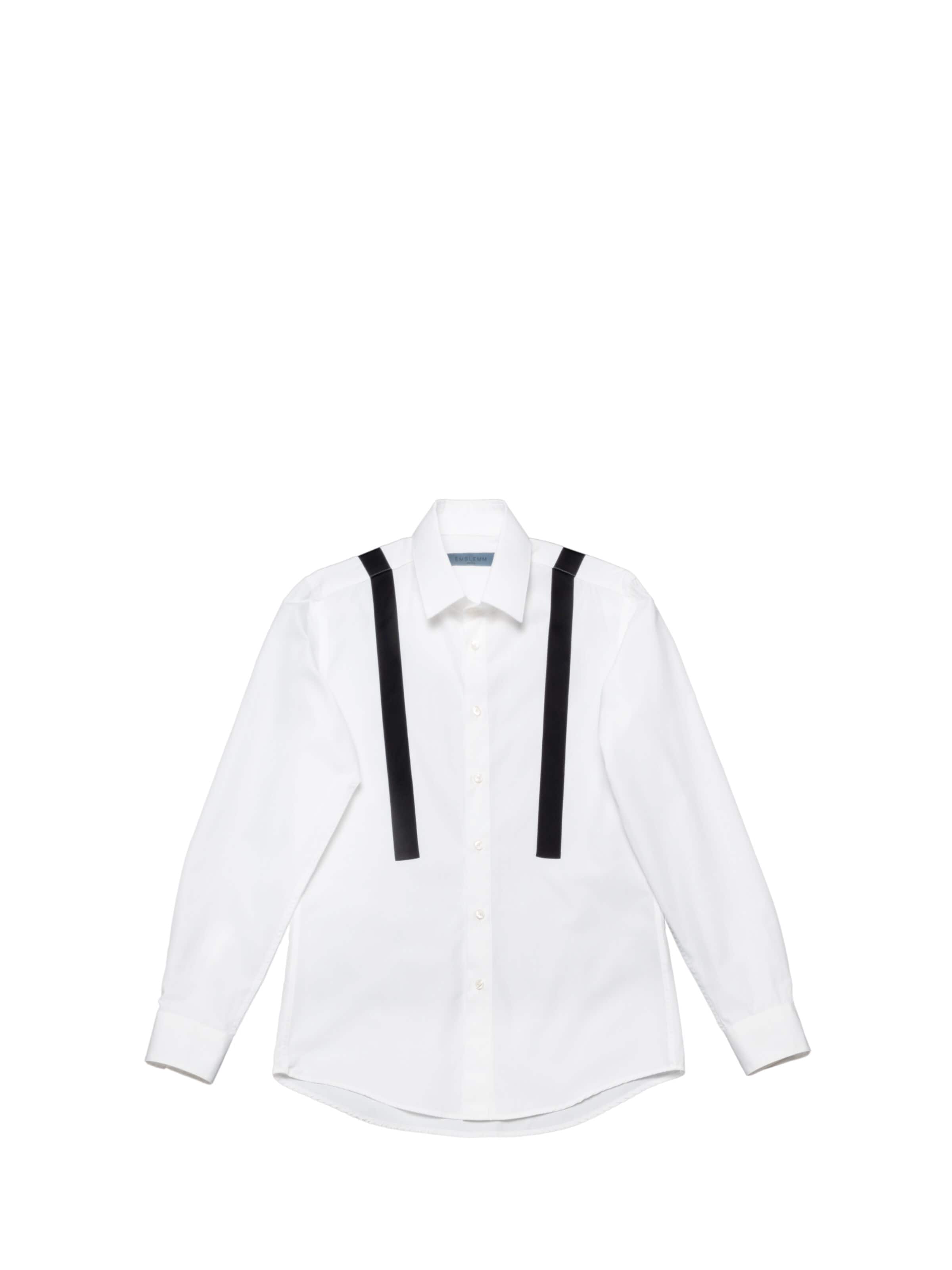 EMBLEMM Slim Fit Hemd‌‌‌‌‌‌‌‌ in Weiß: Vorderseite