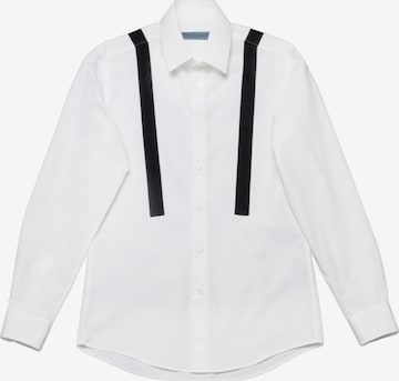 Coupe slim Chemise EMBLEMM en blanc : devant
