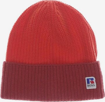 BOSS Hat & Cap in One size in Orange: front