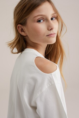 WE Fashion Футболка в Белый