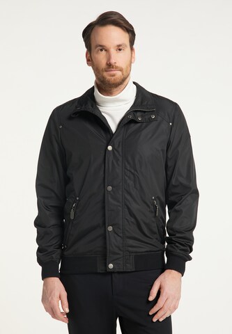 DreiMaster KlassikPrijelazna jakna - crna boja: prednji dio