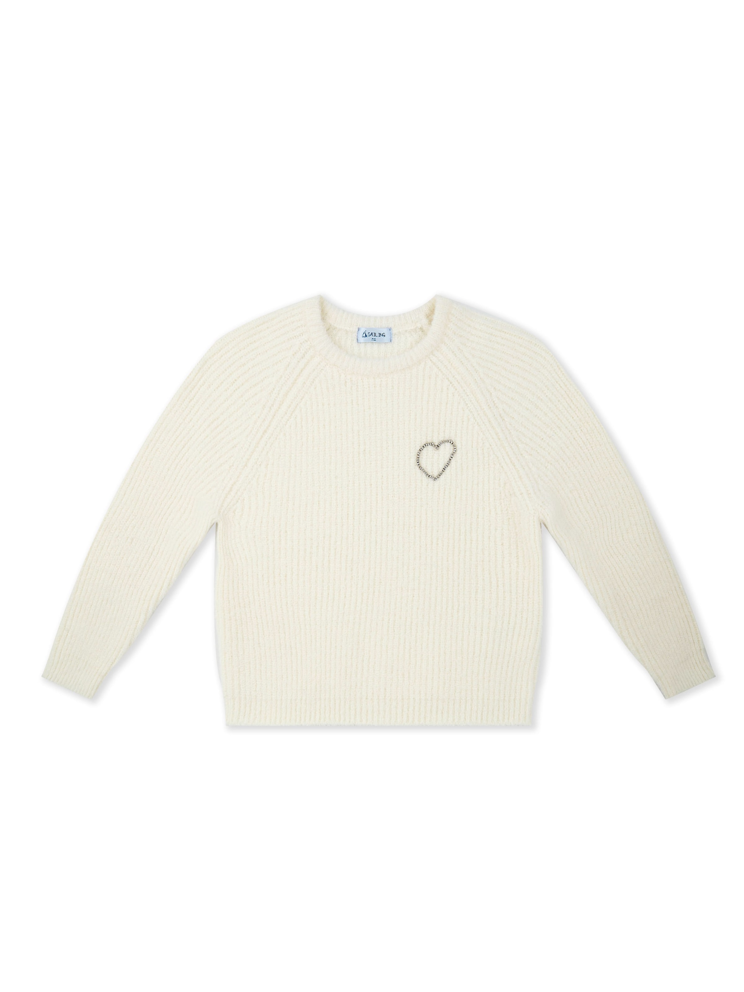 Sailing Sweater in White: front