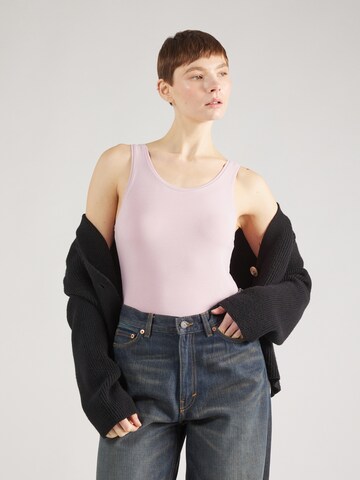 PIECES Top 'SIRENE' in Pink: front