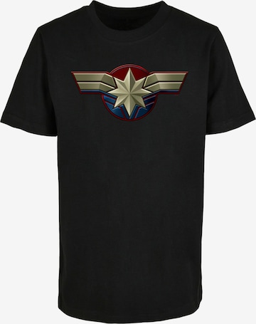 T-Shirt 'Captain Marvel' ABSOLUTE CULT en noir : devant
