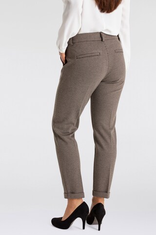 Angels Regular Bügelfaltenhose in Braun