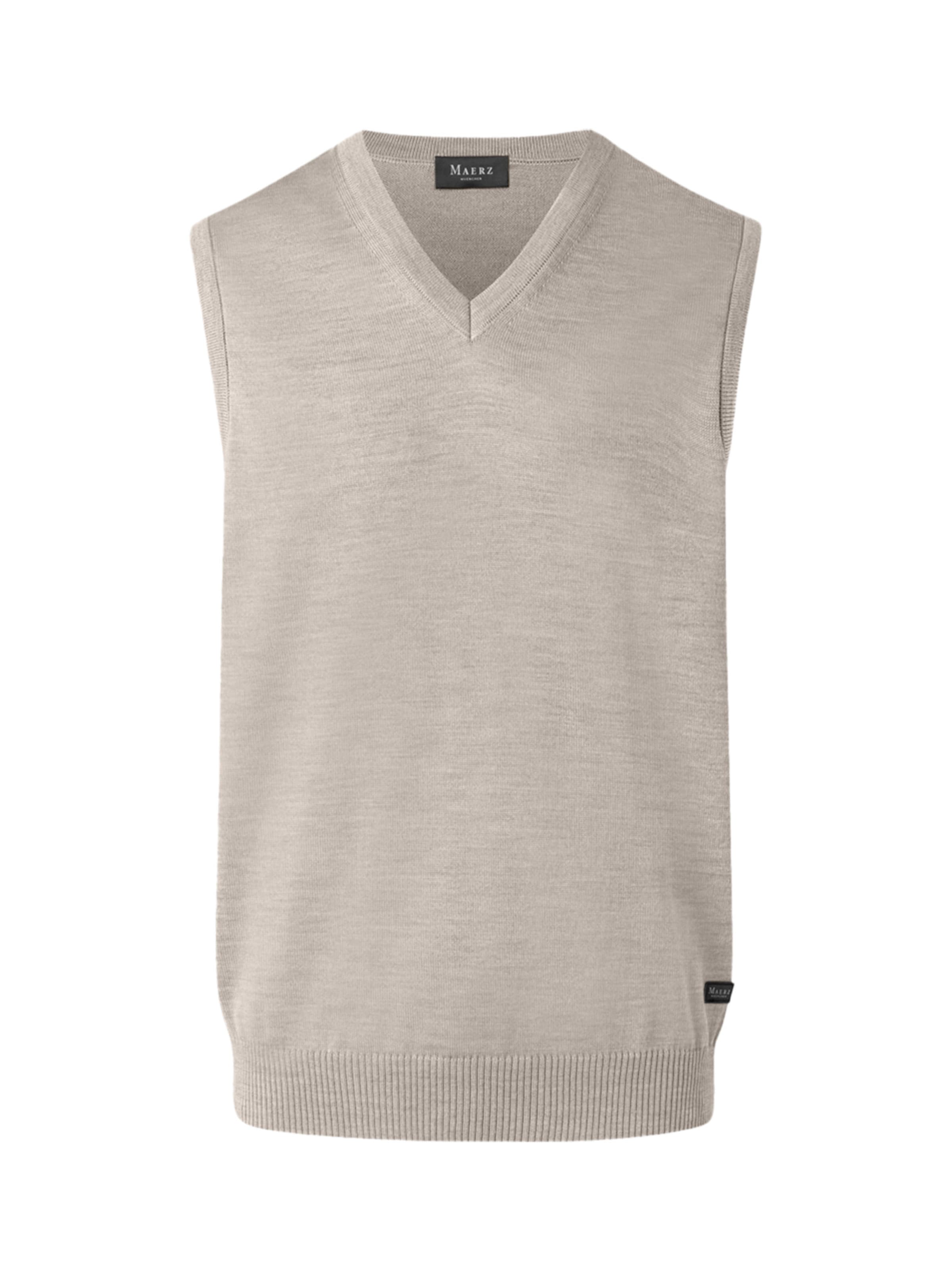 MAERZ Muenchen Pullunder in Beige: Vorderseite