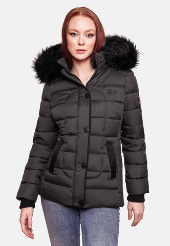 MARIKOO Winter jacket 'Unique' in Grey: front