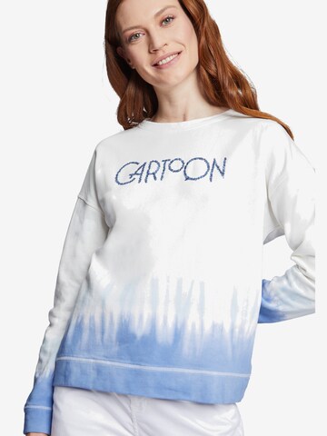 Cartoon Sweatshirt in White