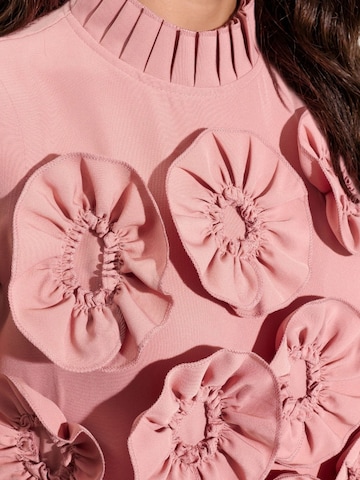 MSN Collection - Vestido de cocktail em rosa