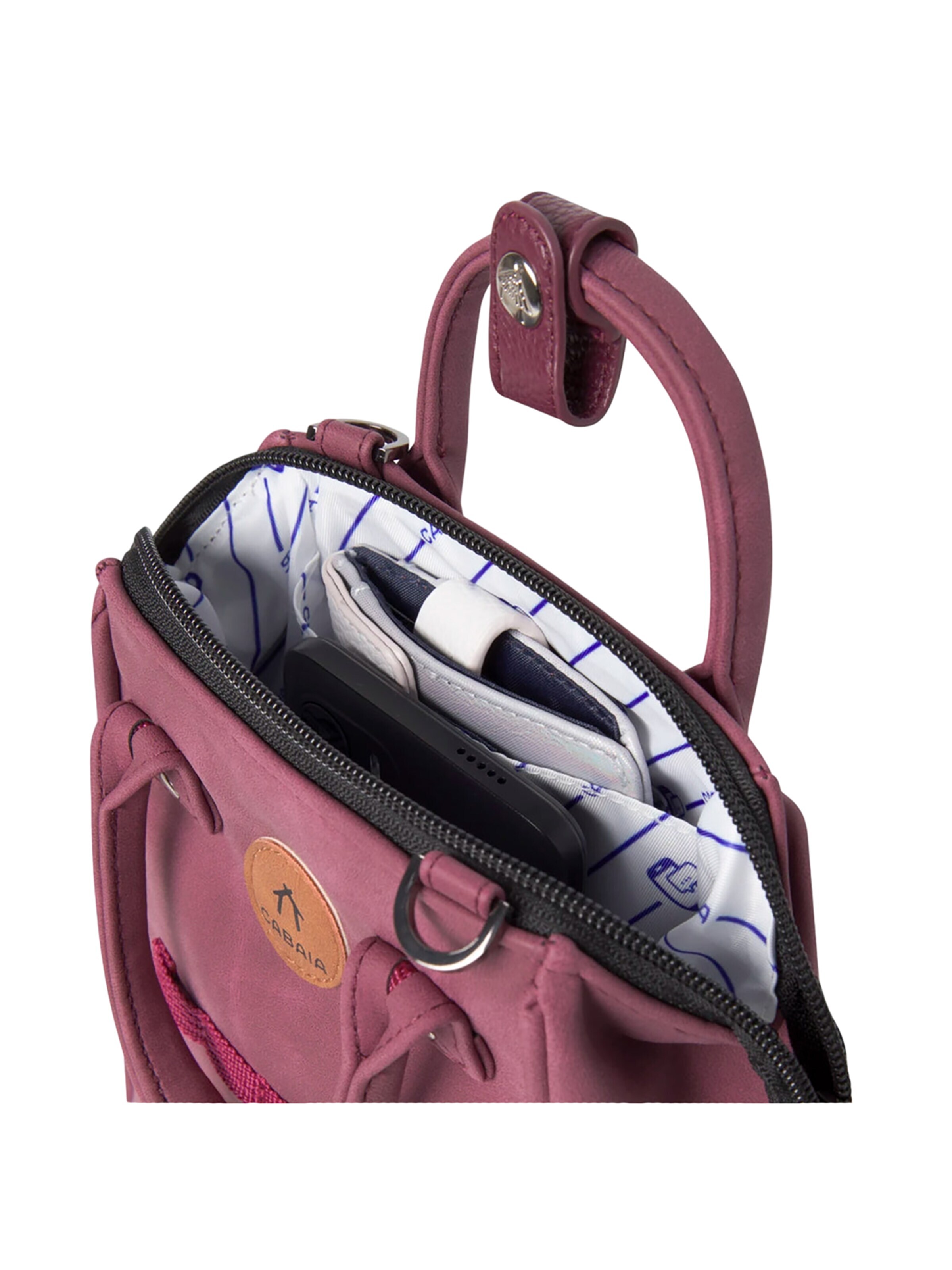 Cabaia Crossbody Bag 'Delhi' in Purple