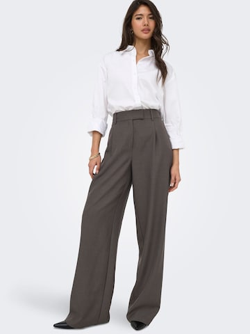 Wide leg Pantaloni cutați 'ONLLinda' de la ONLY pe gri