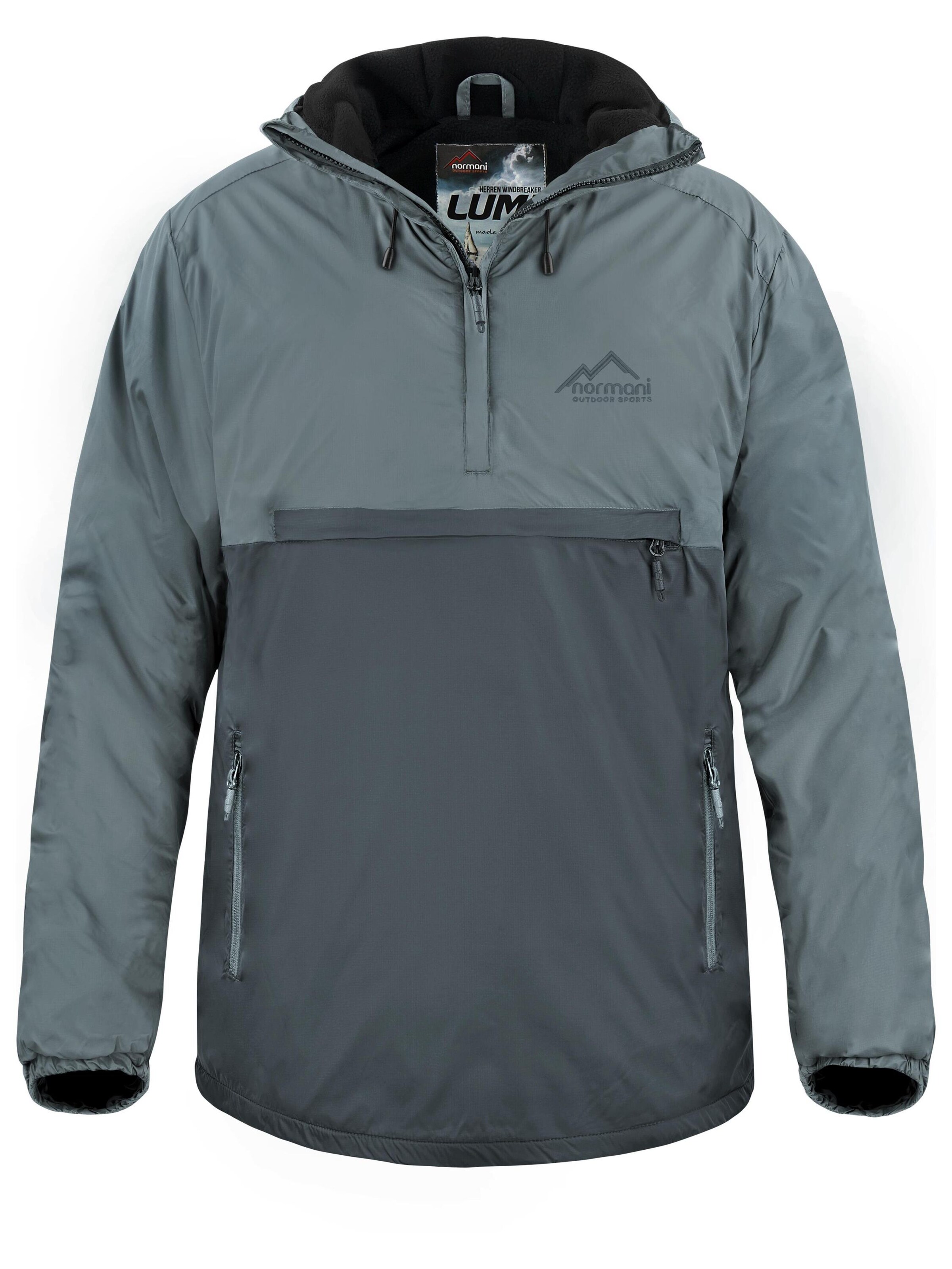 normani Funktionsjacke 'Lumi' in Grau: Vorderseite