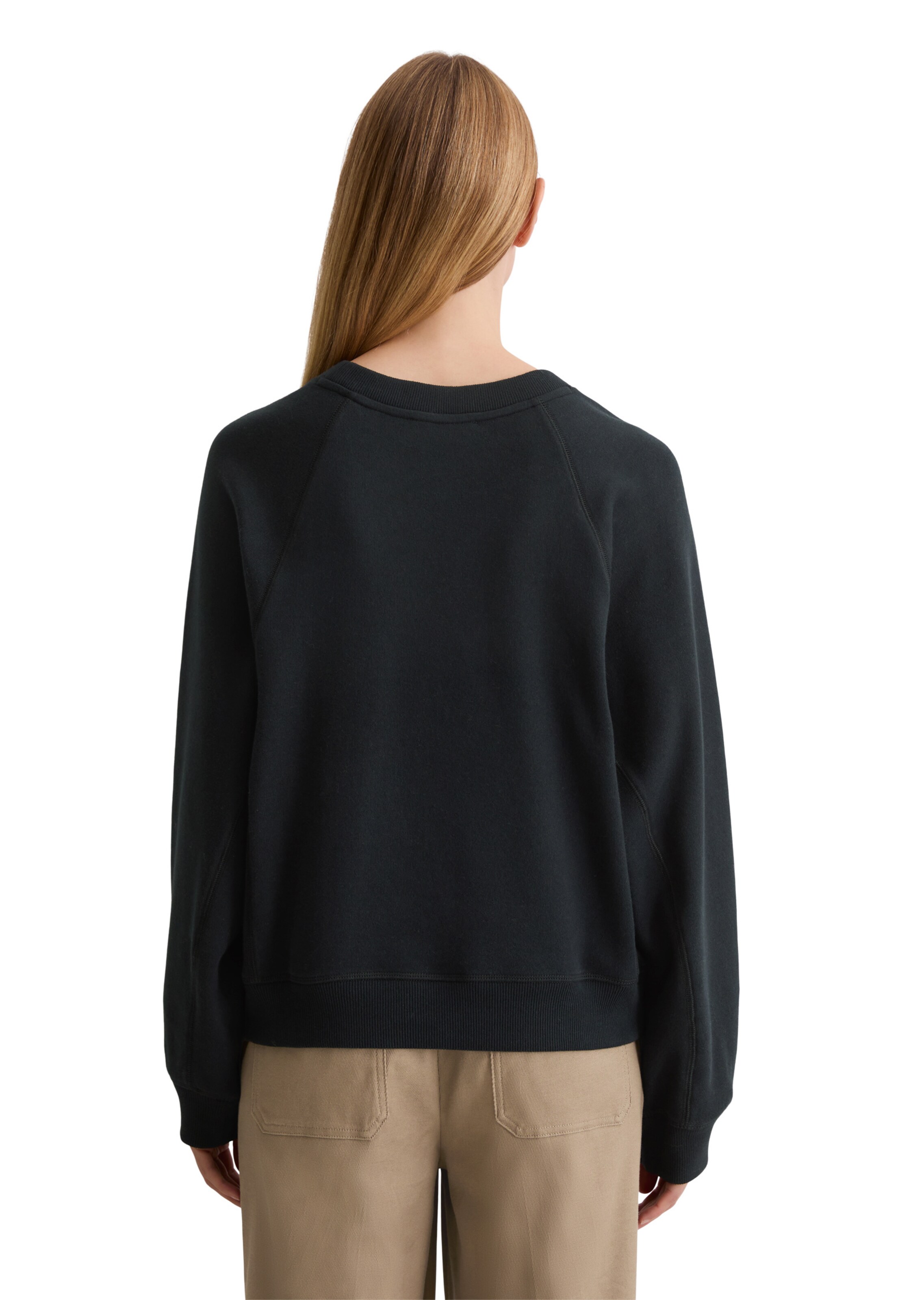 Marc O'Polo Sweatshirt in Schwarz