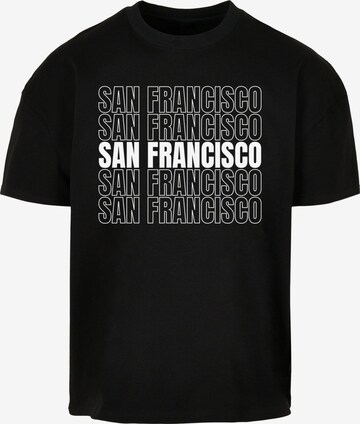 Merchcode Shirt 'San Francisco' in Black: front