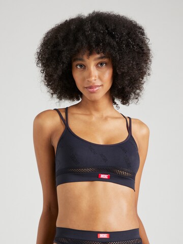 DIESEL Bralette Bra in Blue: front