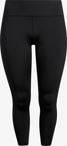 ADIDAS SPORTSWEAR Skinny Sportovní kalhoty 'Optime ' – černá: přední strana