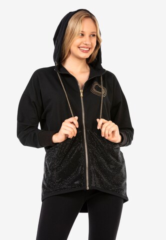 CIPO & BAXX Zip-Up Hoodie in Black