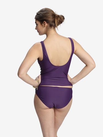 Invisible Tankini 'Audrey' petit amour en violet