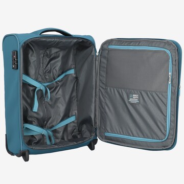 Roncato Crosslite 2-Rollen Kabinentrolley 55 cm in Blau