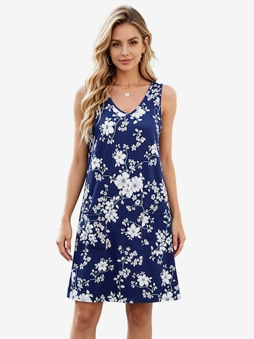 Yesfashion Kleid in Blau: Vorderseite