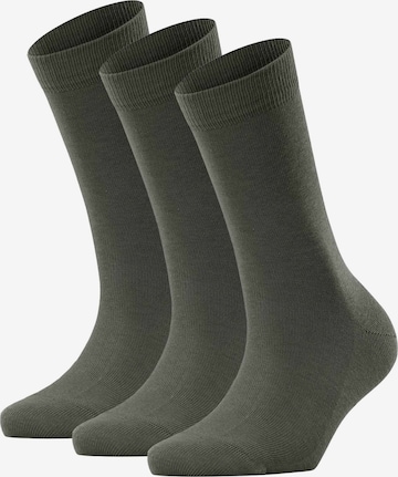 Chaussettes FALKE en vert : devant