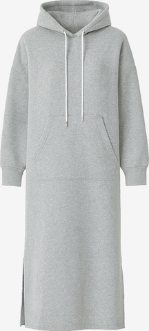 Elara Kleid in Grau: Vorderseite