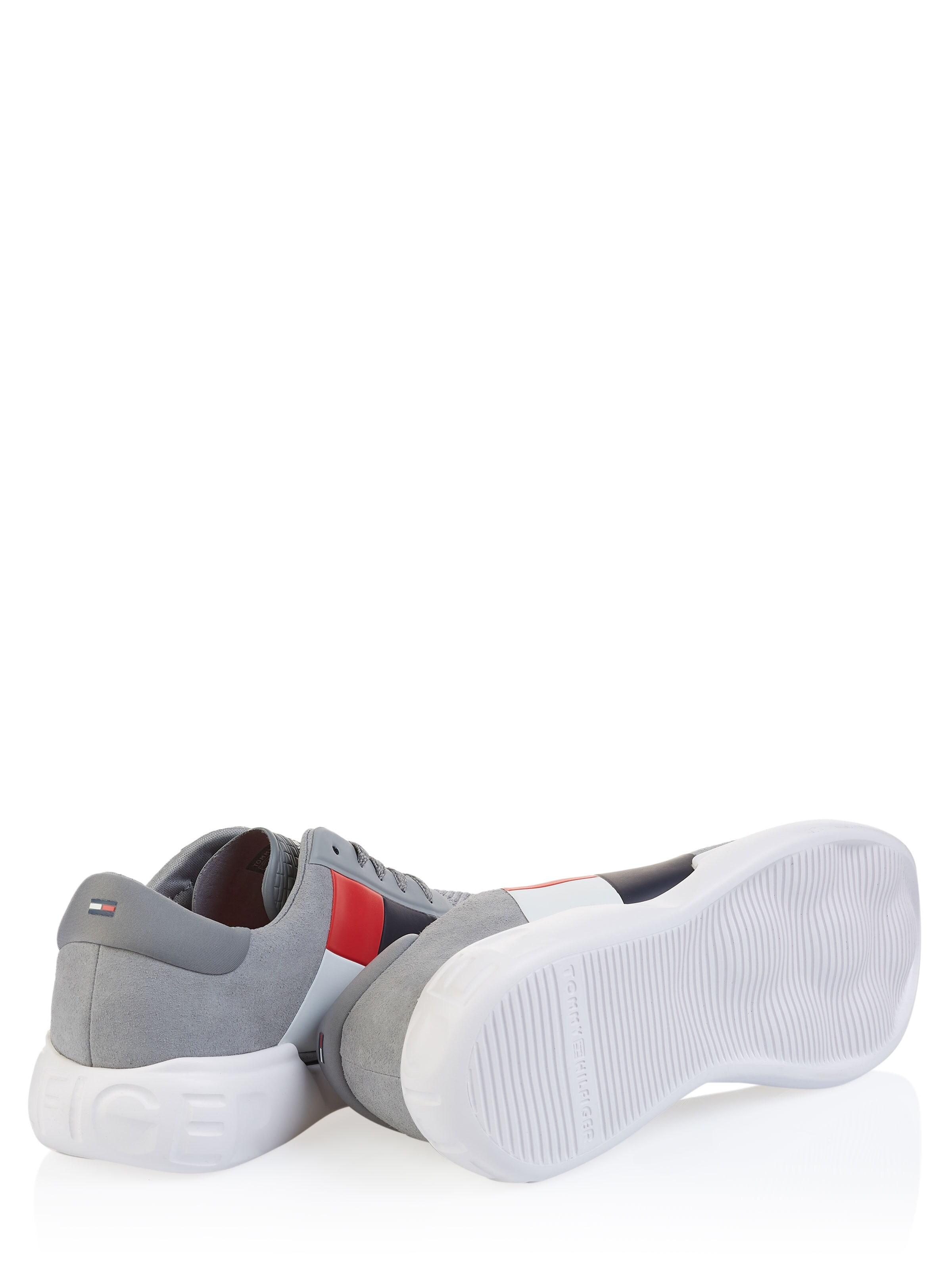 TOMMY HILFIGER Sneakers laag 'Tommy Hilfiger Schuhe' in Grijs