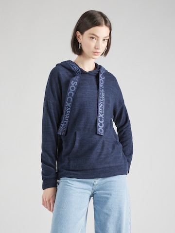 Soccx Sweater 'Rock The Boat' in Blue: front