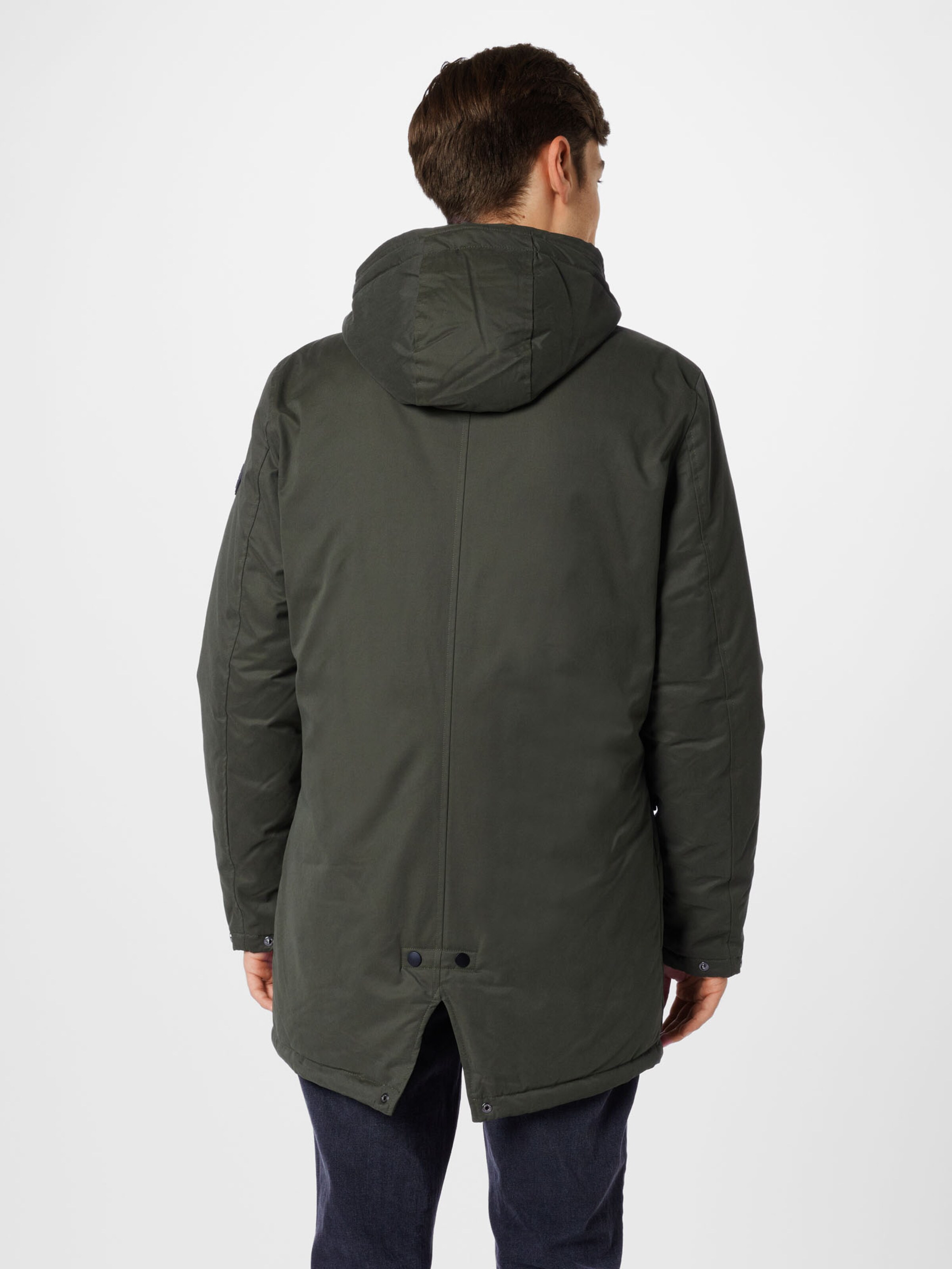 Männer Jacken No Excess Parka in Dunkelgrün - FR51963 Männer Jacken No Excess Parka in Dunkelgrün - FR51963