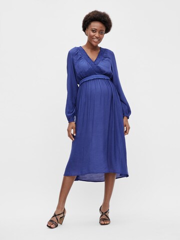 MAMALICIOUS Dress 'Tess' in Blue: front