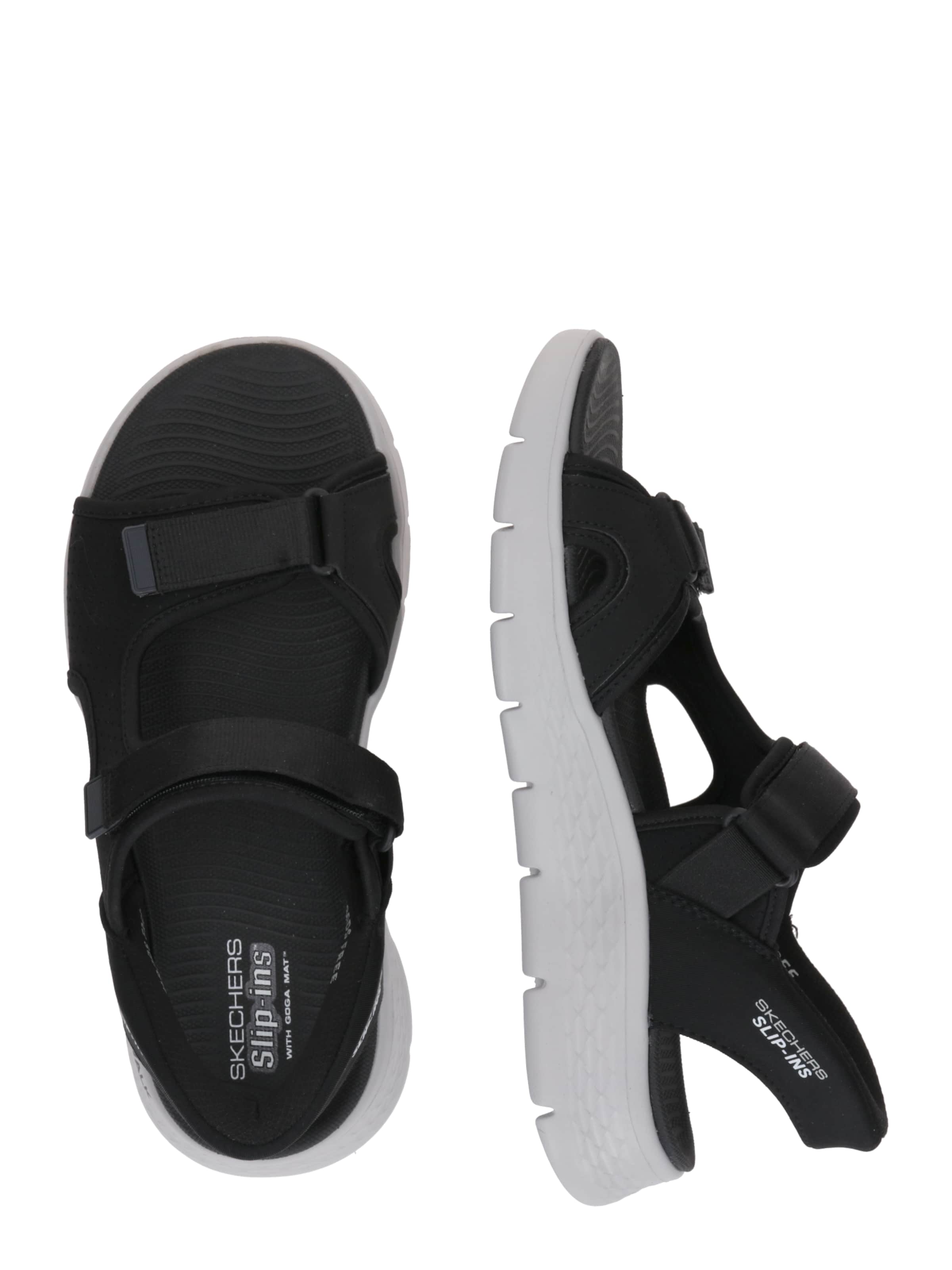 Sandales 'GO WALK' SKECHERS en noir
