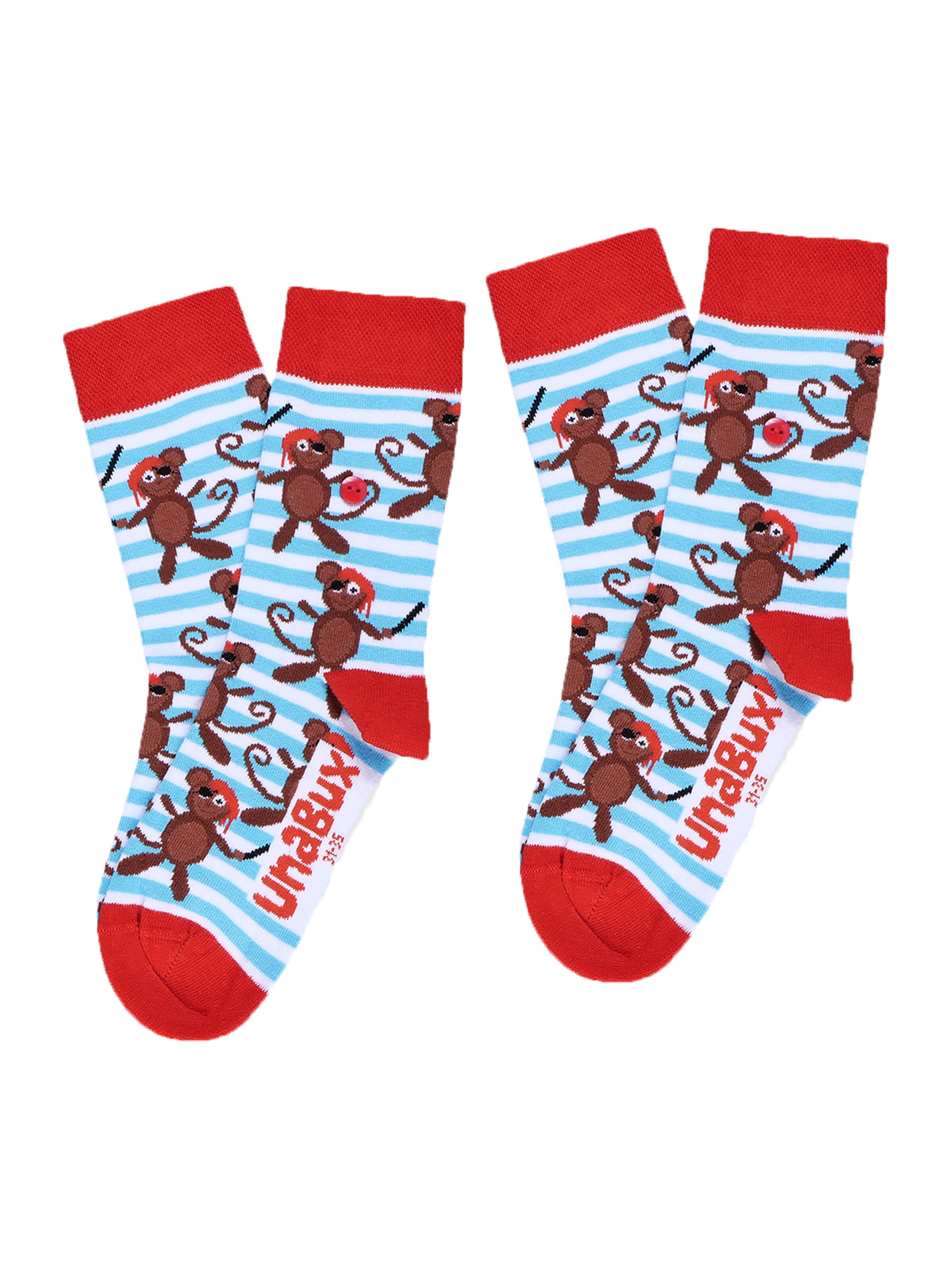 UNABUX Socks in Mixed colors: front