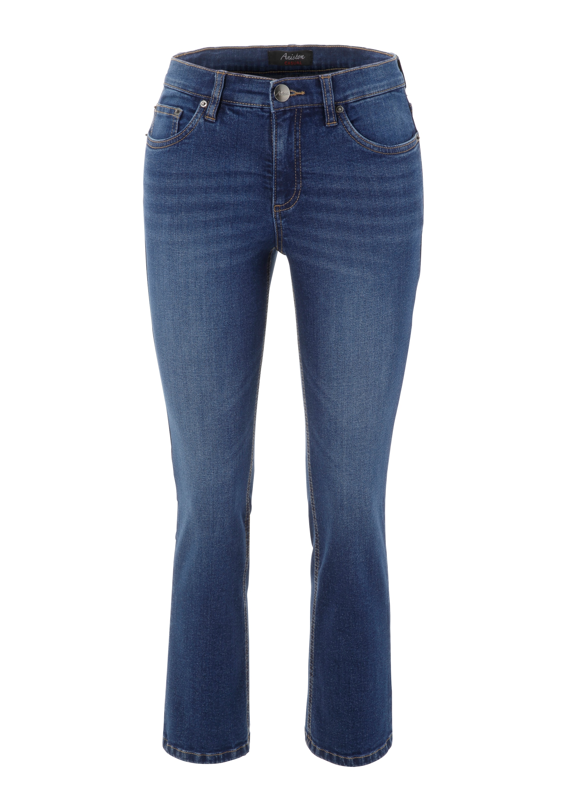 Aniston CASUAL Boot cut Jeans in Blue: front
