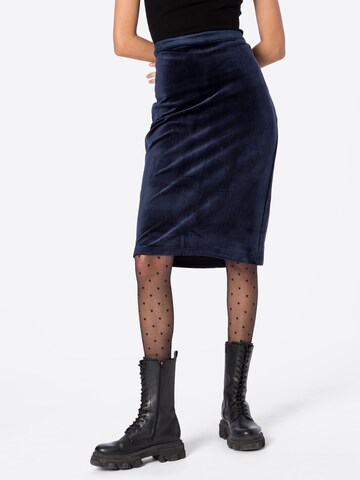 Traffic People Skirt in Blue: front