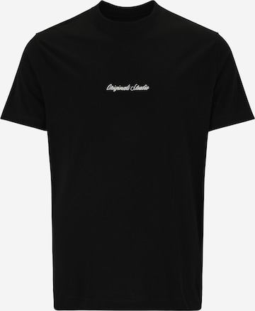 Tricou 'JORNORREBRO' de la JACK & JONES pe negru: față