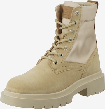 GANT Lace-Up Ankle Boots in Beige: front