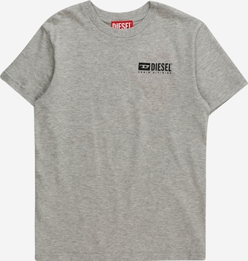 T-Shirt DIESEL en gris : devant