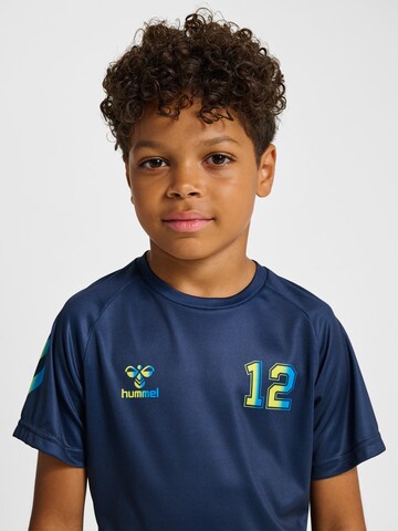 T-Shirt fonctionnel 'Shimmer' Hummel en bleu