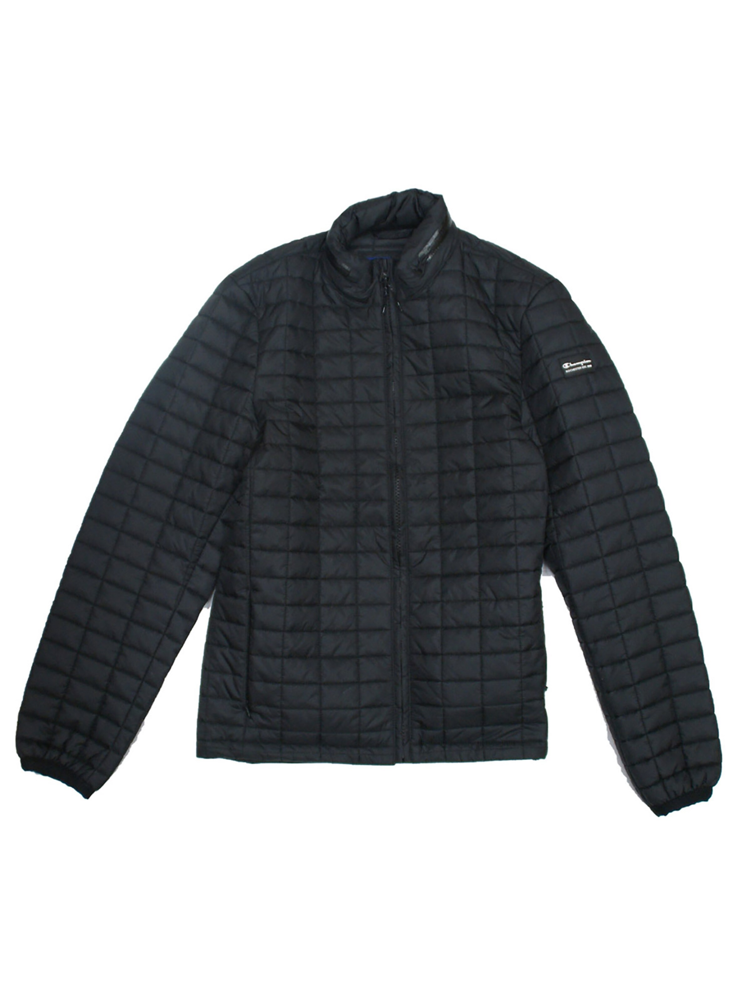 Champion Authentic Athletic Apparel Between-Season Jacket in Black: front