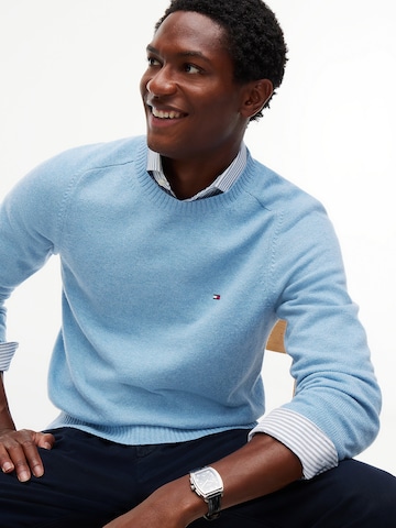TOMMY HILFIGER Pullover in Blau